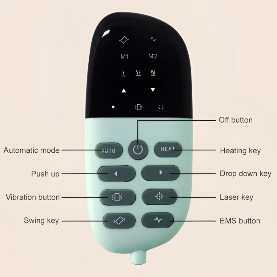 Appareil de Massage Vibrant pour le Dos Smart Lumbar Pro → Masażer Wibracyjny na Plecy Smart Lumbar Pro Massaggiatore Vibrante per la Schiena Smart Lumbar Pro
