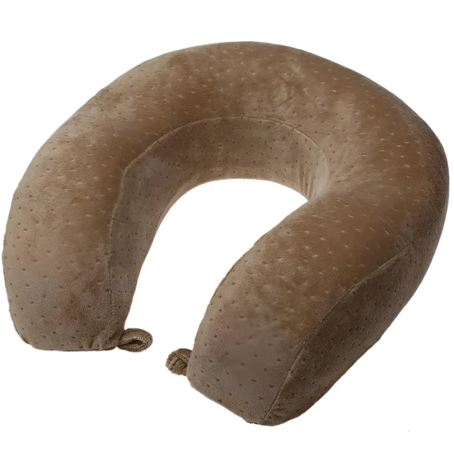 Cuscino da viaggio ergonomico a forma di U per il collo