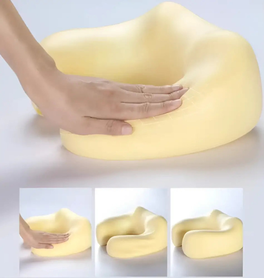 Coussin Masseur Cervical à Mémoire de Forme → Poduszka Masażująca na Szyję z Pianką Memory Cuscino Massaggiante per il Collo in Memory Foam