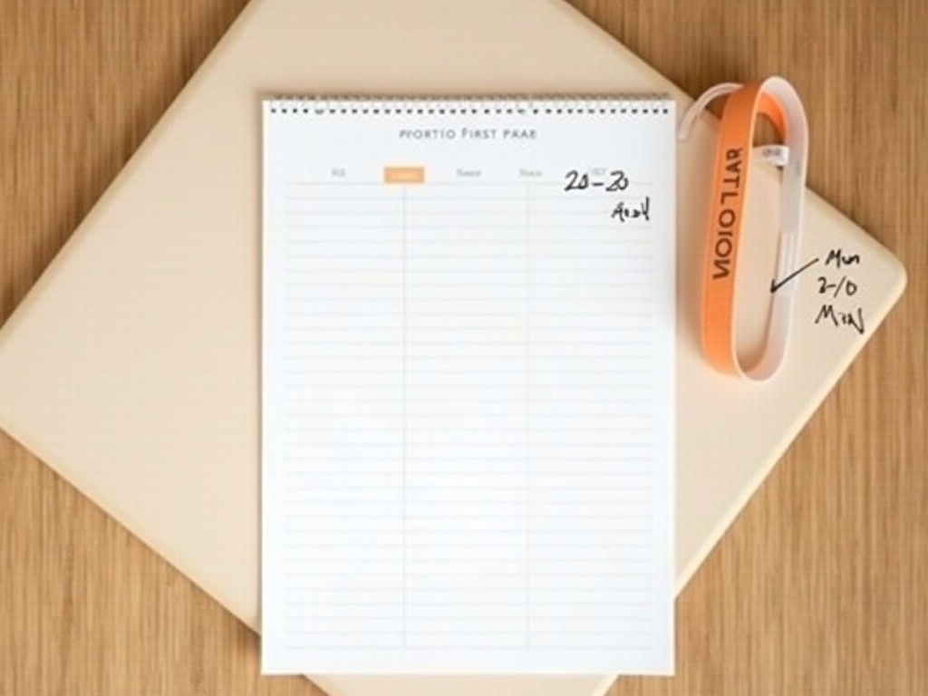 Calendario del piano di utilizzo del correttore posturale di 30 giorni