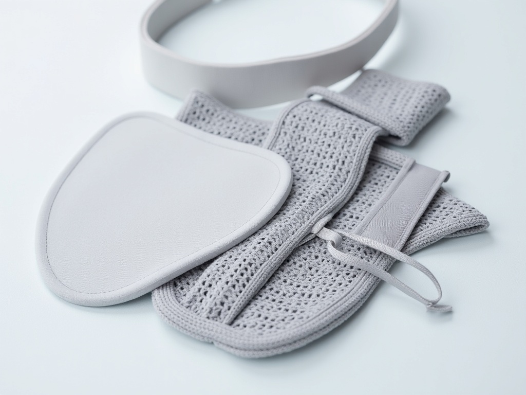 Materiali usati per la produzione dei correttori di postura: neoprene perforato e fascia elastica