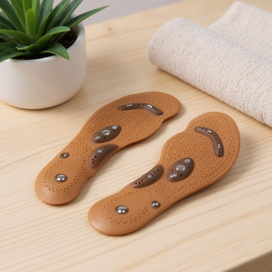 Magnetiche solette modellanti per la figura su un tavolo di legno