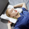 Cuscino in memory foam dalla forma curva per il braccio