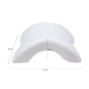 Cuscino in memory foam dalla forma curva per il braccio