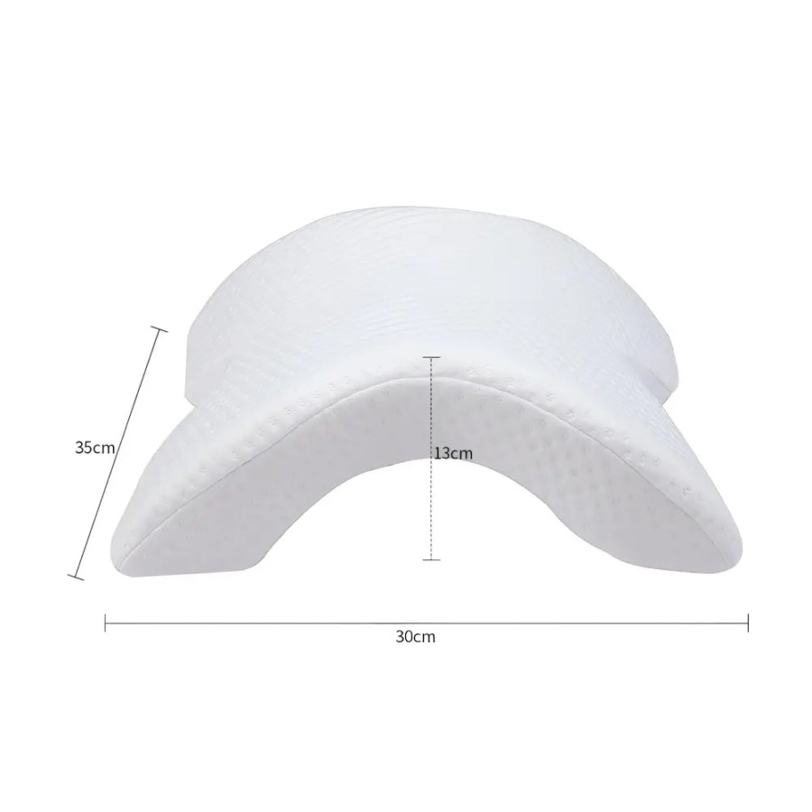 Cuscino in memory foam dalla forma curva per il braccio