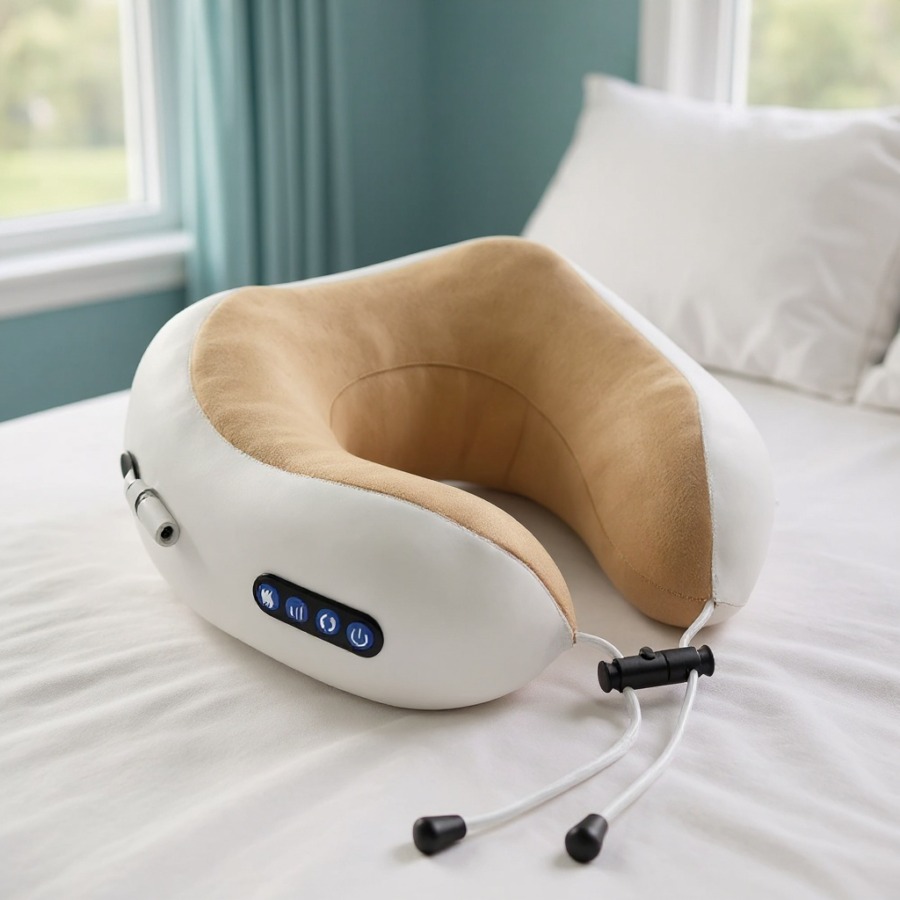 Cuscino massaggiante per il collo da letto Cuscino massaggiante per il collo da letto