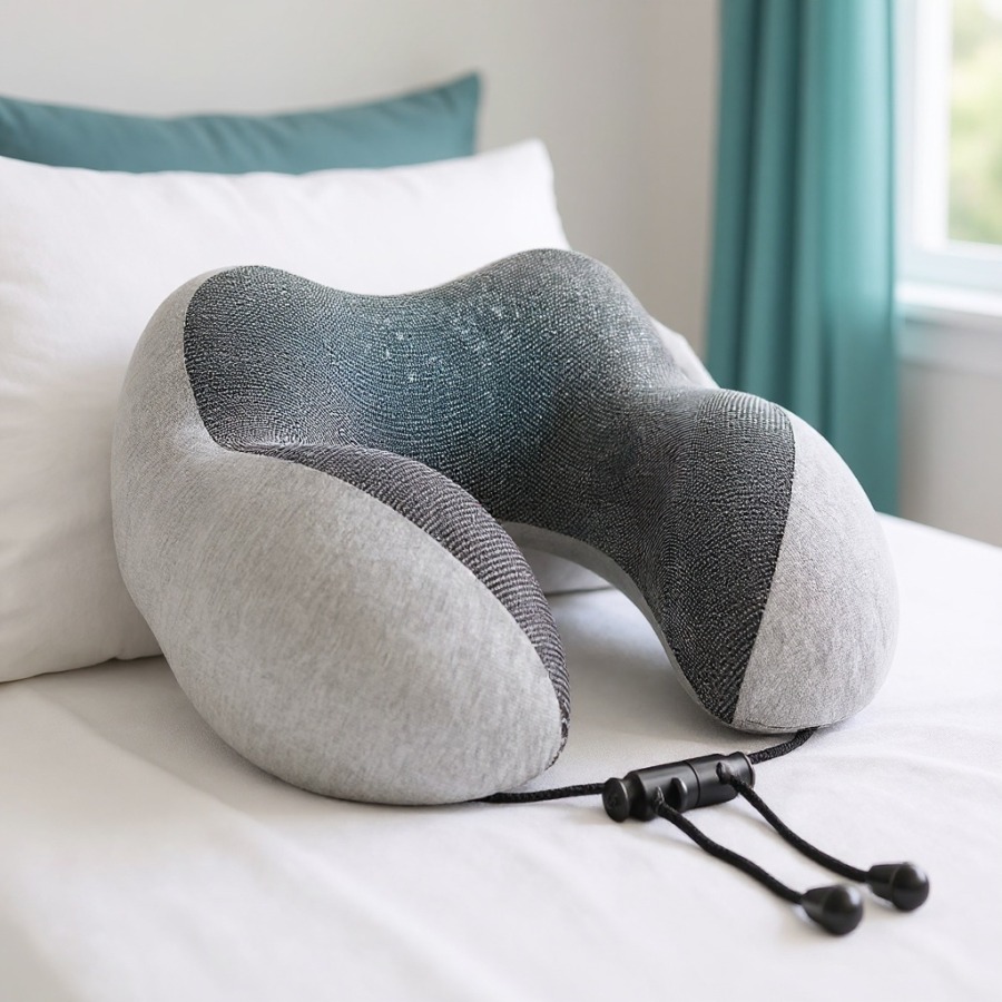 Cuscino da viaggio in memory foam per il letto