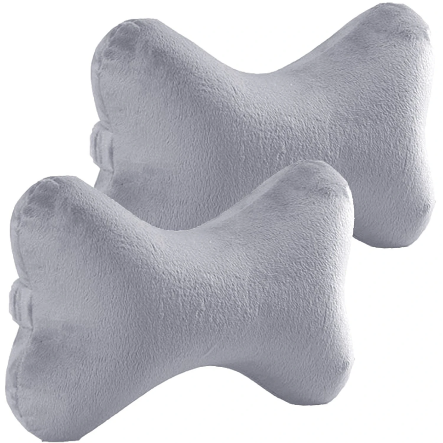 Grigio cuscino da viaggio in memory foam