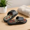 Sandali per riflessologia plantare e agopressione con magneti su supporto in legno Sandali per riflessologia plantare e agopressione con magneti su supporto in legno