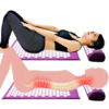 Tapis d'Acupression Fleur de Lotus Anti Douleurs → Mata Akupresurowa Kwiat Lotosu Wspierająca Ulgę Materassino Agopressione Fiore di Loto per un Sollievo di Supporto