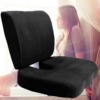 Set ortopedico: cuscino da seduta e supporto lombare in memory foam Set ortopedico: cuscino da seduta e supporto lombare in memory foam