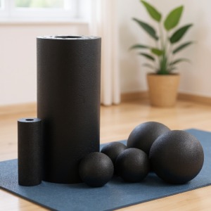 Set di rulli massaggianti per tappetino yoga