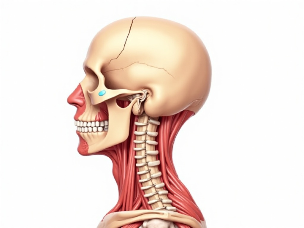 Anatomia dei muscoli del collo e della colonna cervicale - schema laterale