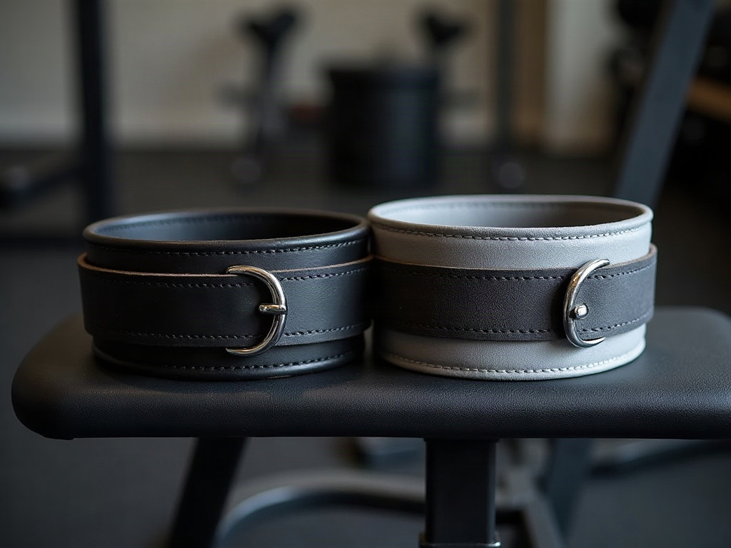 Confronto tra cintura in cuoio e cintura in neoprene per palestra