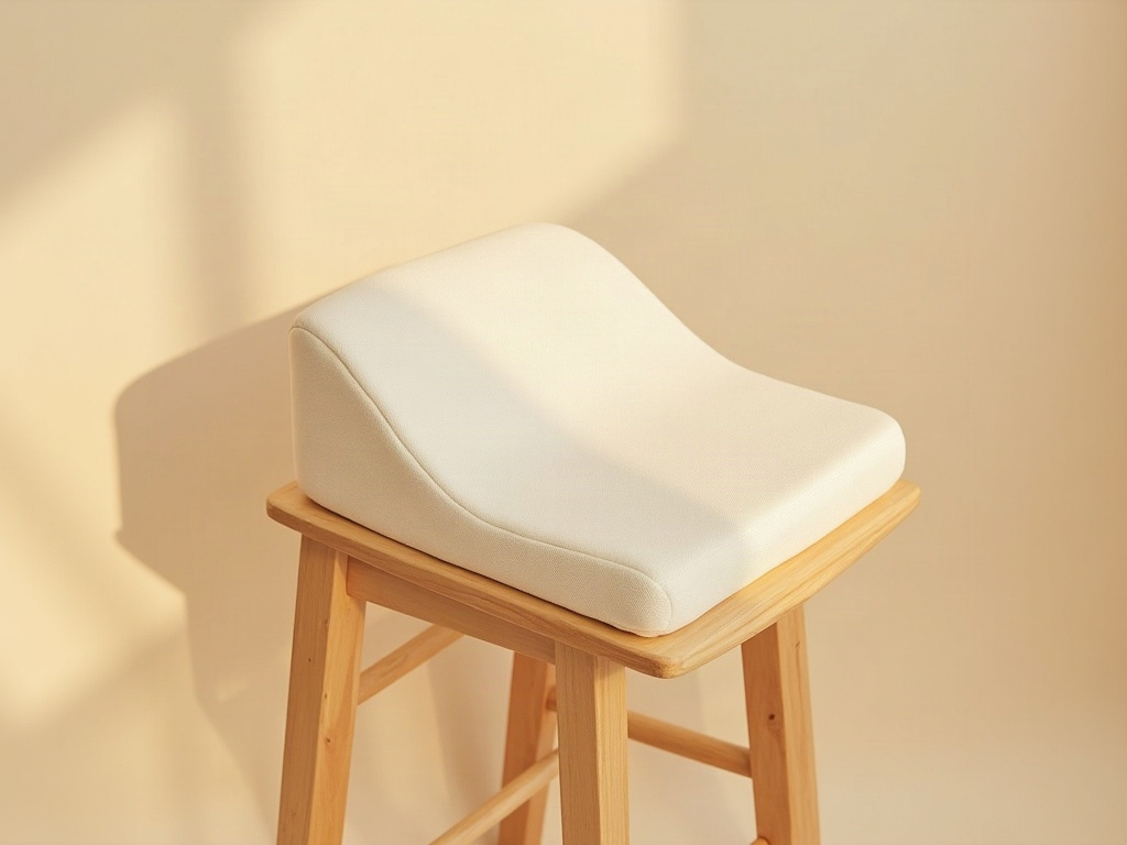 Cuscino ergonomico a cuneo per sedia da ufficio che sostiene la zona lombare