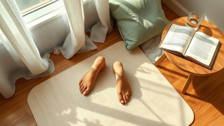 Mata con punte per i piedi: riflessologia fai da te a casa